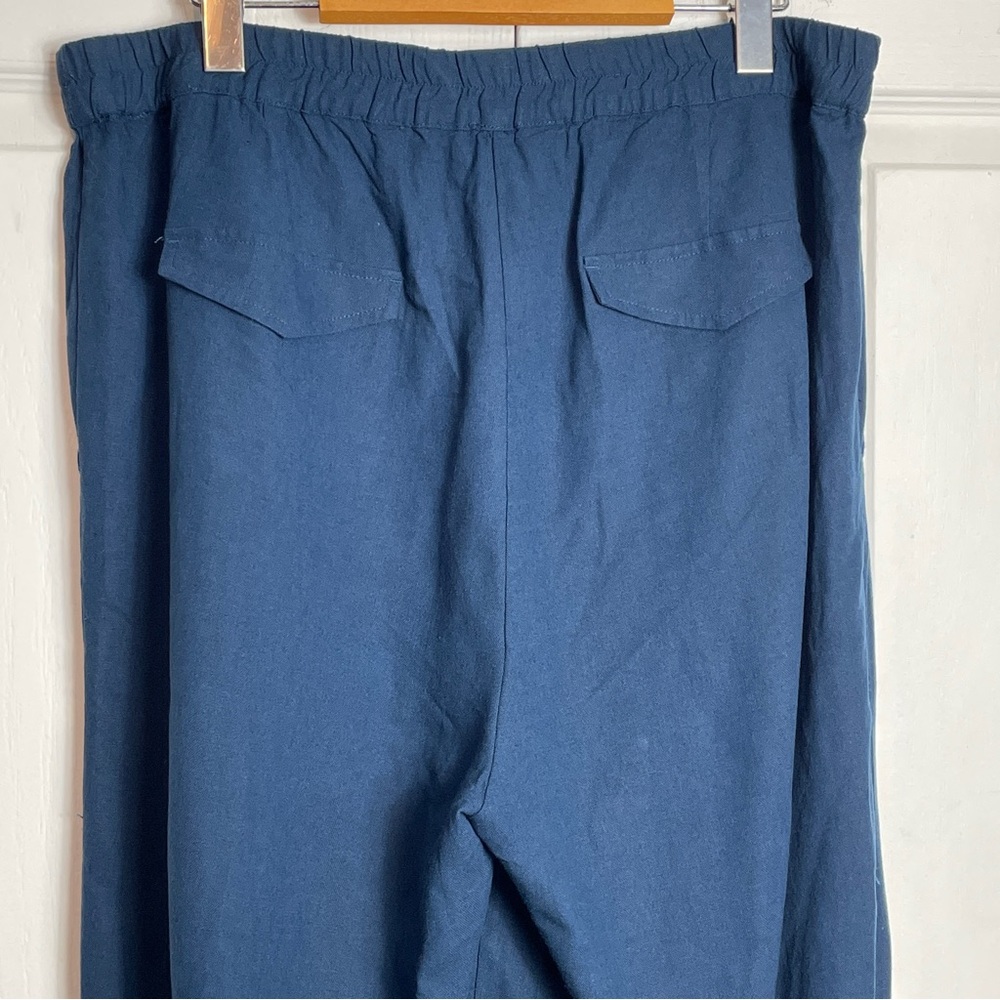 ULLA POPKEN Linen/Viscose Chic Casual Pants  NEVER WORN - Picture 8 of 13